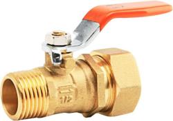 Regula�n� medzikus, Strend Pro Garden, ventil, mosadzn�, G1/2"