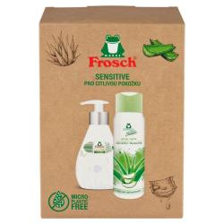 S�prava dar�ekov� Frosch Sensitive, Aloe Vera, sprchov� g�l a tekut� mydlo, 2x 300 ml