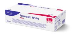 Rukavice Peha-soft nitrile, biele, L, bal. 100ks
