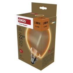 LED �iarovka DECO G130OA / E27 / 4 W (22 W) / 220 lm / flame