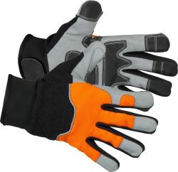 Rukavice Strend Pro Arvilo High Vision, textil/koa s reflexnmi prvkami, vekos 11/XXL,