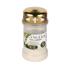 Npl Bolsius Angela 36HD biela, 35 h, 148 g, priemer 7cm, kahanec s viekom, olej