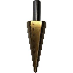 Vrt�k Strend Pro stup�ovit� SD41, 4-20 mm, TiN, HSS rovn�, do kovu