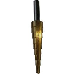 Vrt�k Strend Pro stup�ovit� SD41, 4-12 mm, TiN, HSS rovn�, do kovu