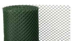 Pletivo ECONOMY 6, 1000/20x20 mm, 45� �tvorcov� vzor, 300g/m2, zelen�, celoplastov�, bal.