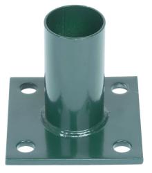 P�tka Strend Pro METALTEC, pre okr�hly st�pik 48 mm, zelen�, na ukotvenie, RAL6005