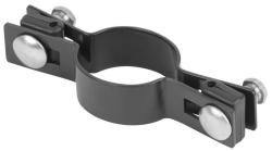 Obj�mka Strend Pro EUROSTANDARD, 48 mm, priebe�n�, antracit, Zn+PVC, RAL7016, na okr�hly s