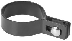Obj�mka Strend Pro EUROSTANDARD, 60 mm, koncov�, antracit, Zn+PVC, RAL7016, na okr�hly st�