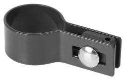 Obj�mka Strend Pro EUROSTANDARD, 38 mm, koncov�, antracit, RAL7016, na okr�hly st�pik