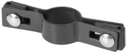 Obj�mka Strend Pro EUROSTANDARD, 38 mm, priebe�n�, antracit, RAL7016, na okr�hly st�pik