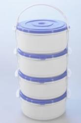 MAKRO - Obedr / jedlonosi 4 dielny 4x1L, plastov, rzne farby