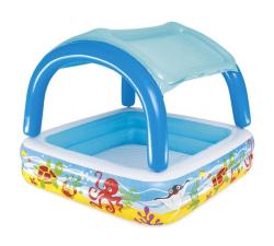 Baz�n Bestway� 52192, Coral reef, detsk�, nafukovac�, so strie�kou, 147x147x122 cm