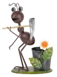 Dekor�cia MagicHome Mecco, Mravec s motykou, plech, 28x16x40 cm