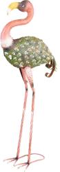 Dekorcia MagicHome Mecco, Plameniak, plech, 37x19x85 cm