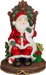Dekorcia MagicHome Vianoce, Santa na trne, 14x14x20 cm