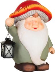 Dekor�cia MagicHome Nature, Trpasl�k - muchotr�vka s lamp�om, magn�zia, 25x31x38 cm