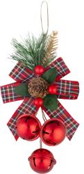 Dekorcia MagicHome Vianoce, zvesn, erven, 15 cm