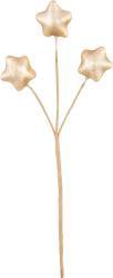 Vetvika MagicHome Vianoce, hviezdy, zlat, 8,5 cm