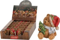 Dekorcia Medve s iapkou, 7x6x7 cm, Sellbox 24ks