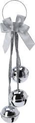 Dekorcia Zvoneky na dvere, strieborn, 14x14x46 cm