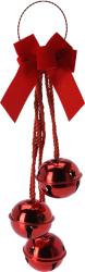 Dekorcia Zvoneky na dvere, erven, 14x14x46 cm