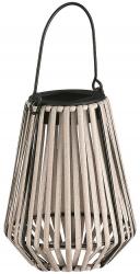 Lampa Strend Pro Garden, solrna, zvesn, ratan, 12x12x24 cm