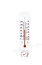 BROWIN - Teplomer / vlhkomer plast biely