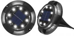 Lampa Solar Strend Pro Crater, 11x14 cm, 12 SMD LED, AA, 2 ks