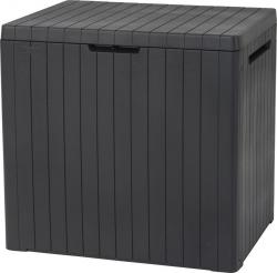 Box Keter City storage box 113 lit., lon, antracit