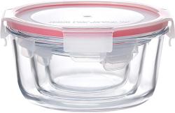 Dza MagicHome, sada 3 ks, sklenen, sklo, okrhla, s vekom, 370/800/1500 ml