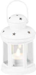 Lamp MagicHome Vianoce, biely, s LED sviekou tepl biela, 10x15/20 cm