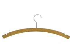 Ve�iak, d�msky, bukov� drevo, 420x8mm, voskovan�, so z�rezom, niklovan� h�k